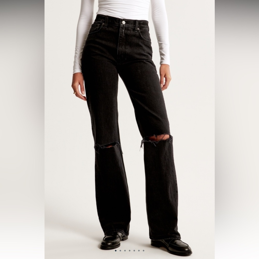 Abercrombie & Fitch Black High Rise Jeans